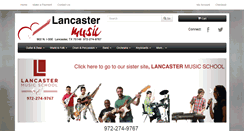 Desktop Screenshot of lancastermusiconline.com